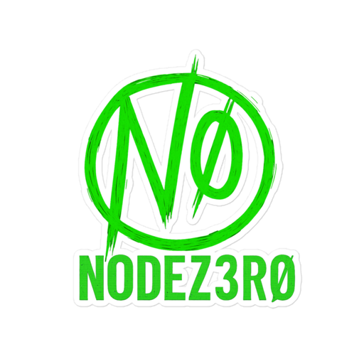 NodeZ3r0 Die-cut stickers